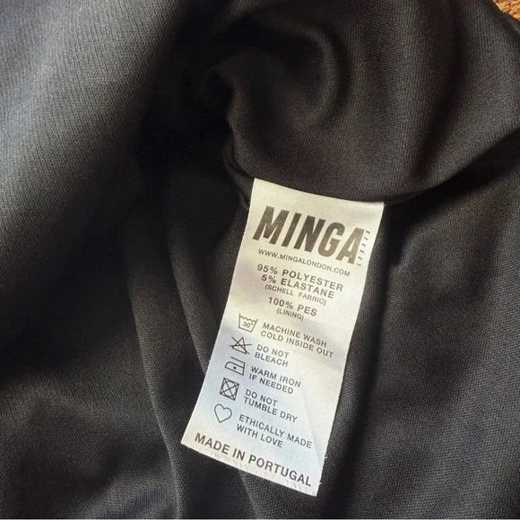 💜Minga London Sheer Mesh Slip Dress Purple Black Grunge Alt Fairy | Size L - Picture 8 of 12